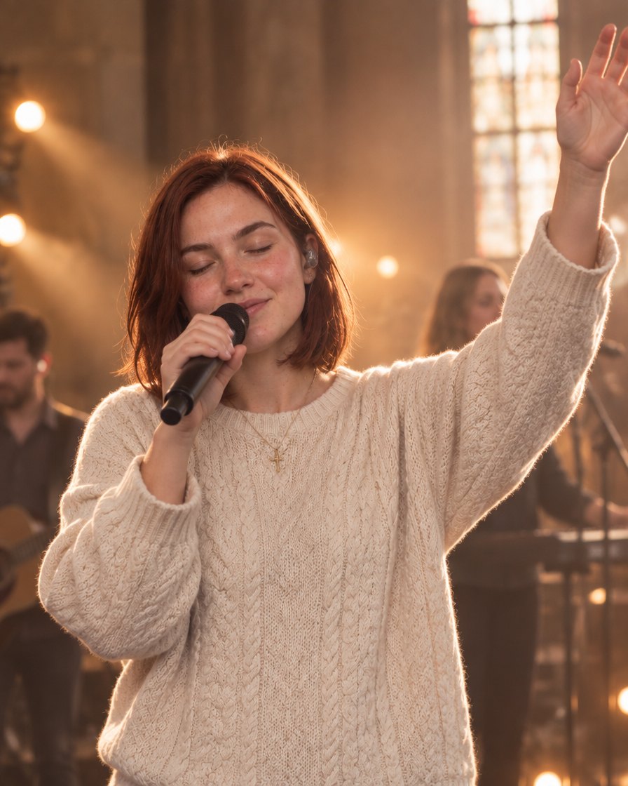 Christina Mac singing