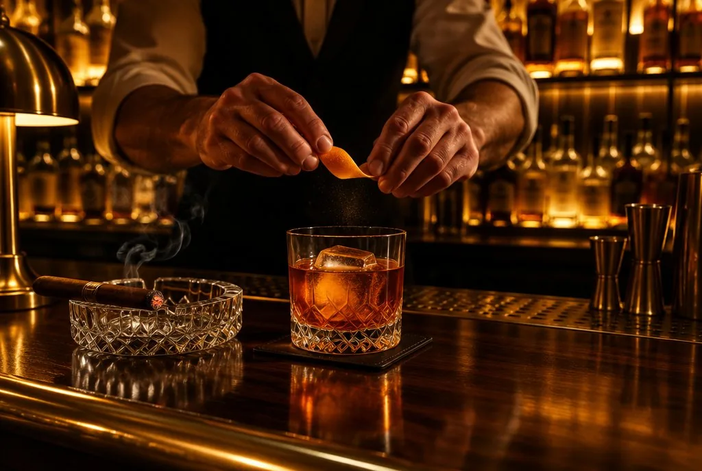 A cocktail bar